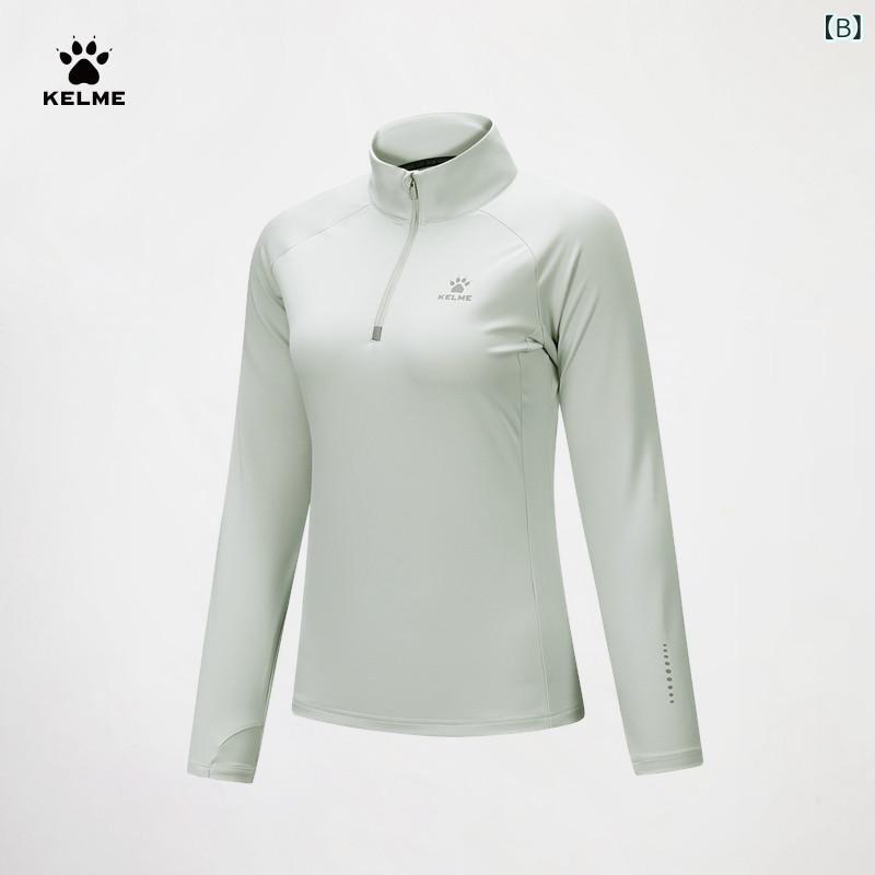 レディース 春 長袖 半ジッパー プルオーバー Tシャツ トップス ランニング フィッ...