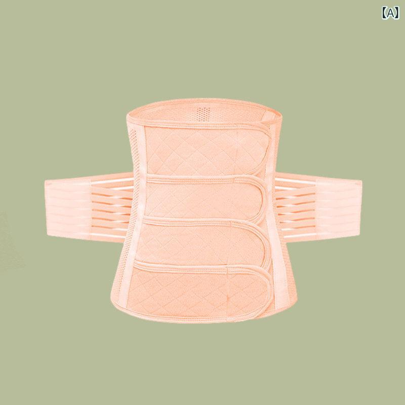 産後腹帯 妊婦用 骨盤矯正ベルト 綿素材 ガーゼ薄手 帝王切開対応 順産対応 産後回...
