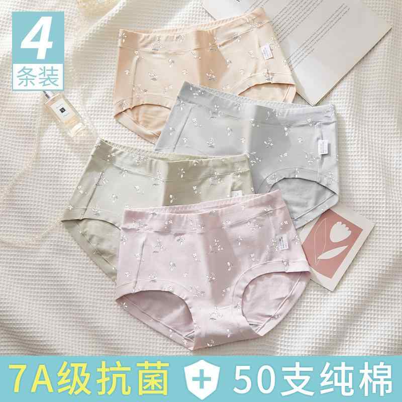 Boxer Underwear - レディース ショーツ 綿100% ハイウエスト 大きめ 抗菌 全包み 三角 快適 デイリー 伸縮性 吸湿速乾 部屋着 通勤用
