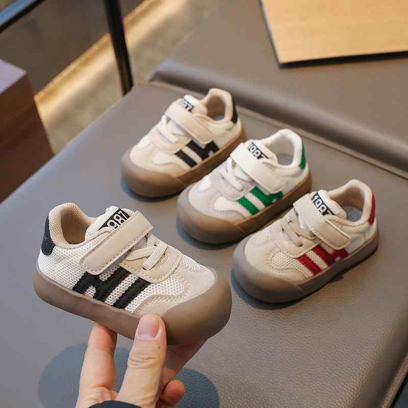 学歩靴 キッズ 男の子 春用 通気性 ソフトソール スポーツシューズ ベビー 幼児 柔軟 軽量 歩きやすい 室内外
