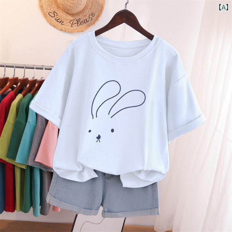 リバーパディのTシャツ レディース 短袖 綿 白 グレー ゆったり ビッグシルエット 夏用 カジュアル シック 普段使い 吸湿速乾 接触冷感｜アングル2