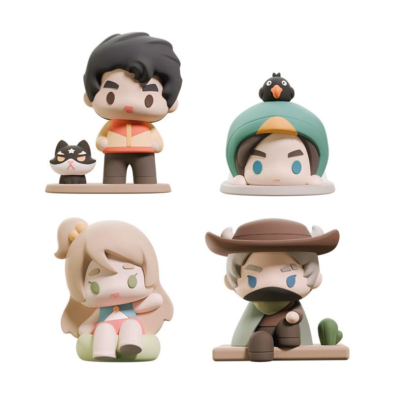 フィギュア デフォルメ キャラクター グッズ 雑貨 置物 飾り 卓上 かわいい インテリア 小さめ ソフトラバー素材 癒やし コレクション ホビー 趣味 贈り物 プレセント おもちゃ キャラクターグッズ デスク周り 装飾品 部屋作り 雑貨 ディス