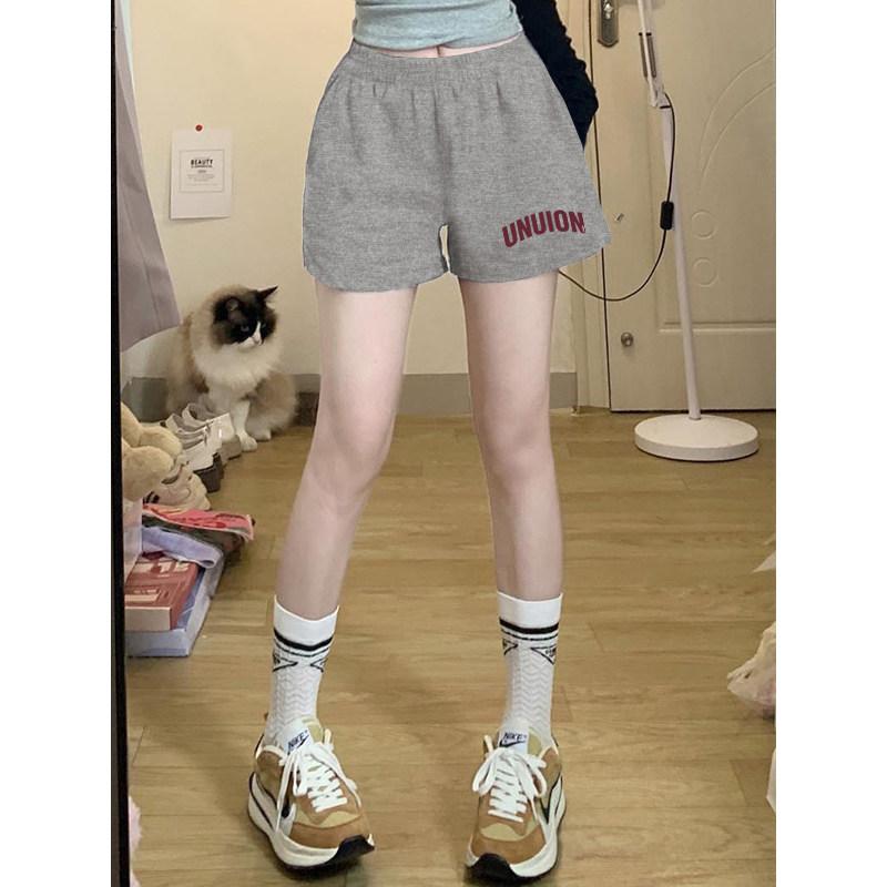 ショートパンツ レディース 夏 ハイウエスト ゆったり フィット 薄手 カジュアル スポーツ アクティブ ホットパンツ 軽量 吸湿速乾 普段使い アウトドア