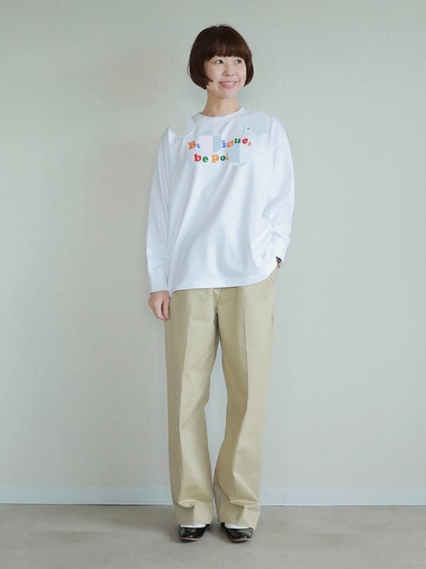 レディース 長袖Tシャツ トップス 純棉 コットン素材 汗布 吸湿速乾 かわいい猫刺繍 プリント柄 カラフル ビッグシル…