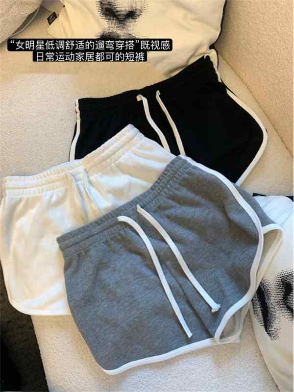 ショーツ レディース 夏用 薄手 ハイウエスト ゆったり カジュアル 配色 短パン 小柄対応 スポーツ ハーフパンツ 軽量 フィット・復古・要素: ポケット・カット: 立体・腰高: 高腰・丈: ショート・パンツ型: ワイドレッグ・カラー展開: 黒.白.グレー・サイズ展開: S.M.L.XL.2XL・対象年齢: 25-29歳