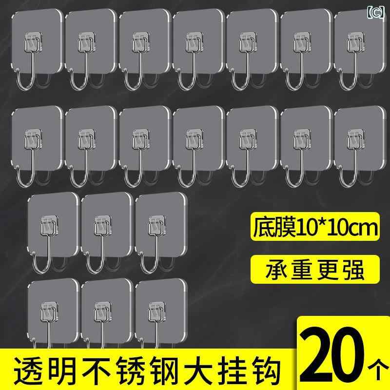 リバーパディの壁掛けフック 強力粘着 重物用 耐久性 大型 収納 キッチン バスルーム 簡単取り付け 両面テープ式 強力接着 室内用｜アングル3