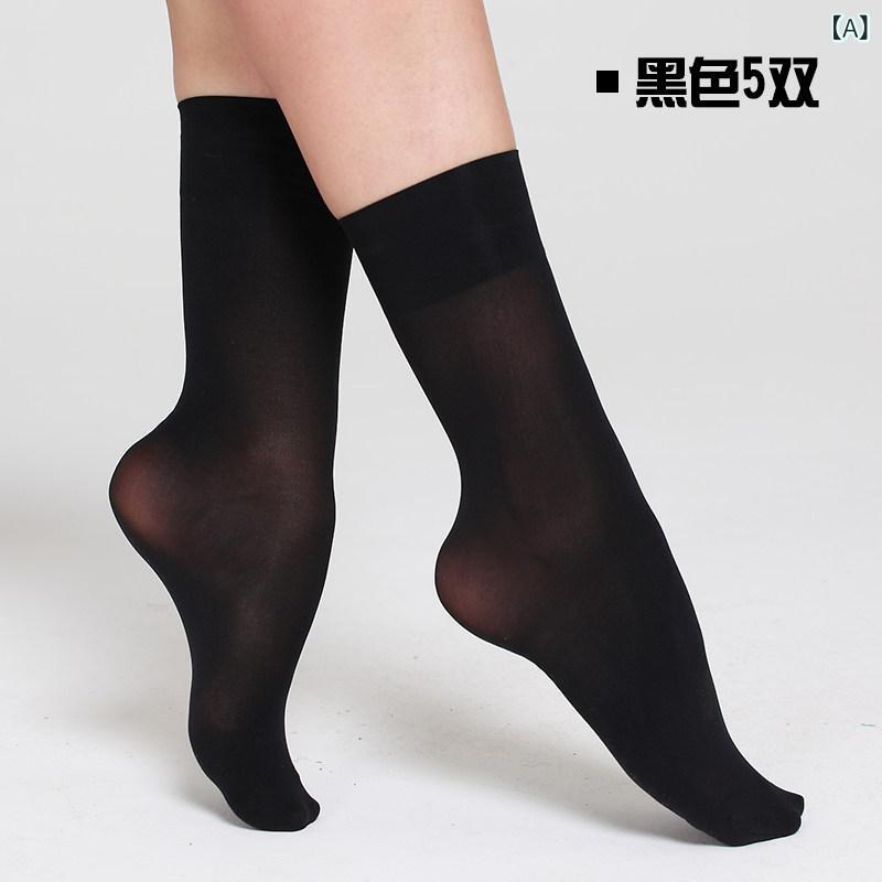短靴下 女性用 ベルベット素材 薄手タイプ 春夏秋用 滑り止め 耐摩耗 防引っ掛け ブラック ベージュ 耐久性 快適フィット 室内履き 日常使い