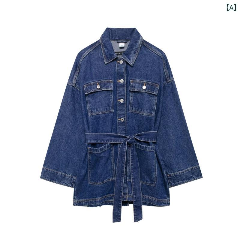 ジャケット レディース 春夏 デニムジャケット アウター デニムコート gジャン ジ...