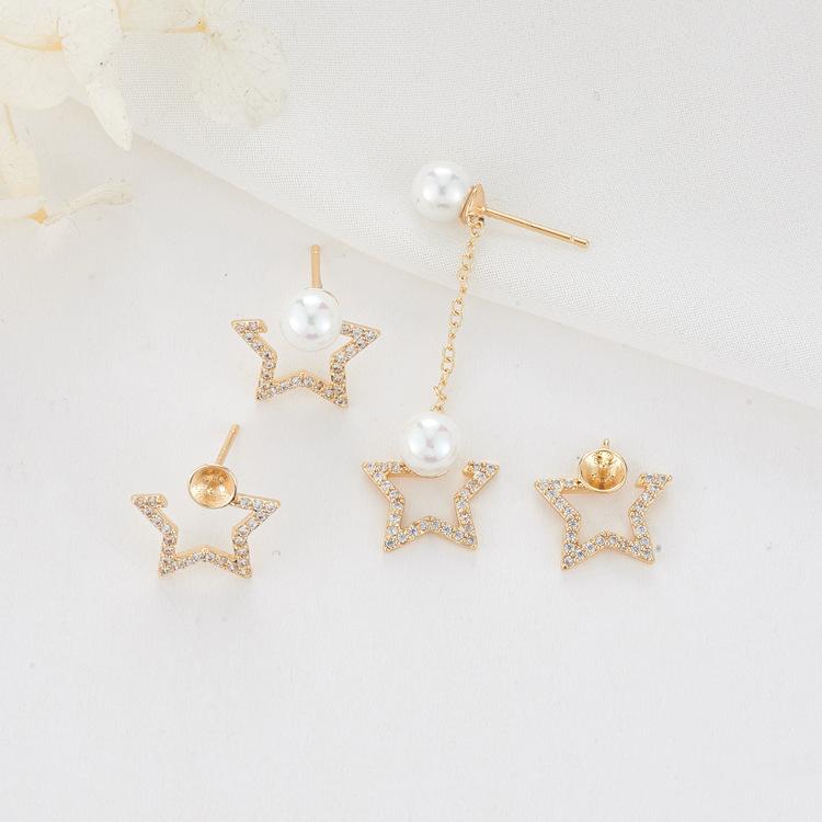 Rakuten - イヤリング 女性用 かわいい シンプル デザイン 流蘇 スタッド ピアス 真珠 星 イヤードロップ アクセサリー 軽量 ゴールド シルバー 普段使い ギフト 春夏 秋冬