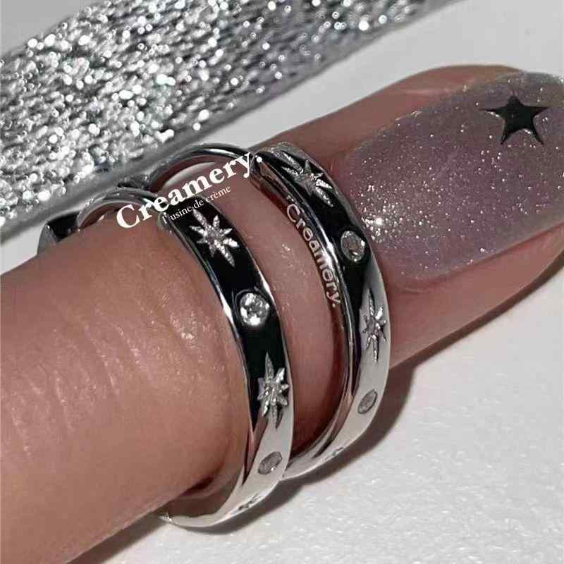 Amethyst - イヤリング 女性用 八芒星 ジルコニア 輝き デザイン ファッション 高級感 スパイシー かわいい 耳飾り アクセサリー ゴールド シルバー 普段使い 通勤用 軽量 シンプル 華やか