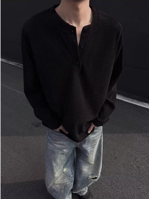 樂天商城 - メンズ 長袖 Tシャツ 春夏 肌触り良い コットン素材 ゆったりシルエット レイヤード トップス カジュアル 普段使い 吸湿速乾 軽量 ベーシック ストレッチ性 ミックススタイル ストリートファッション デイリーウェア