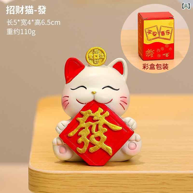 置物 レディース かわいい 猫 招き猫 インテリア 雑貨 飾り 卓上 小物 縁起物 水 ...