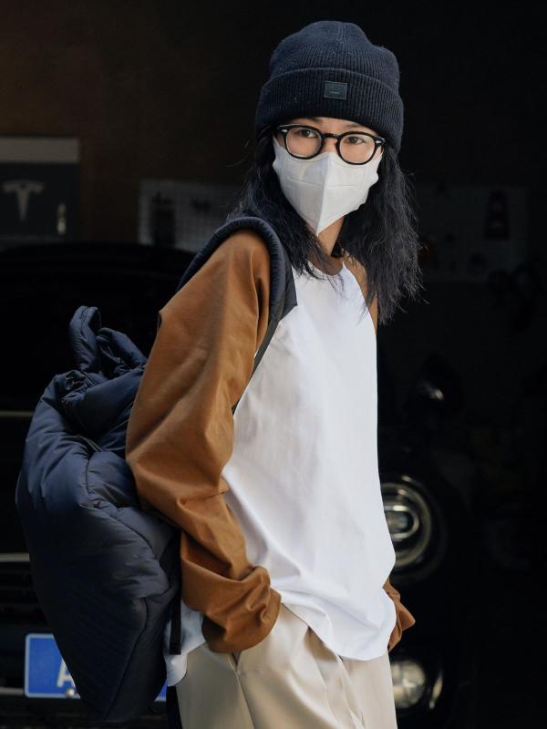 Other - Tシャツ レディース 春夏 韓国 インスピレーション アウトドア 普段使い 撞色 肩切り替え 長袖 ゆったり ラウンドネック 快適 コットン混 伸縮性 軽量 通勤 カジュアル トップス ブラウス