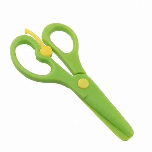 文房具 キッズ 安全 ハサミ 子供用 工作 道具 幼児用 学生 練習用 事務用品 幼稚園...