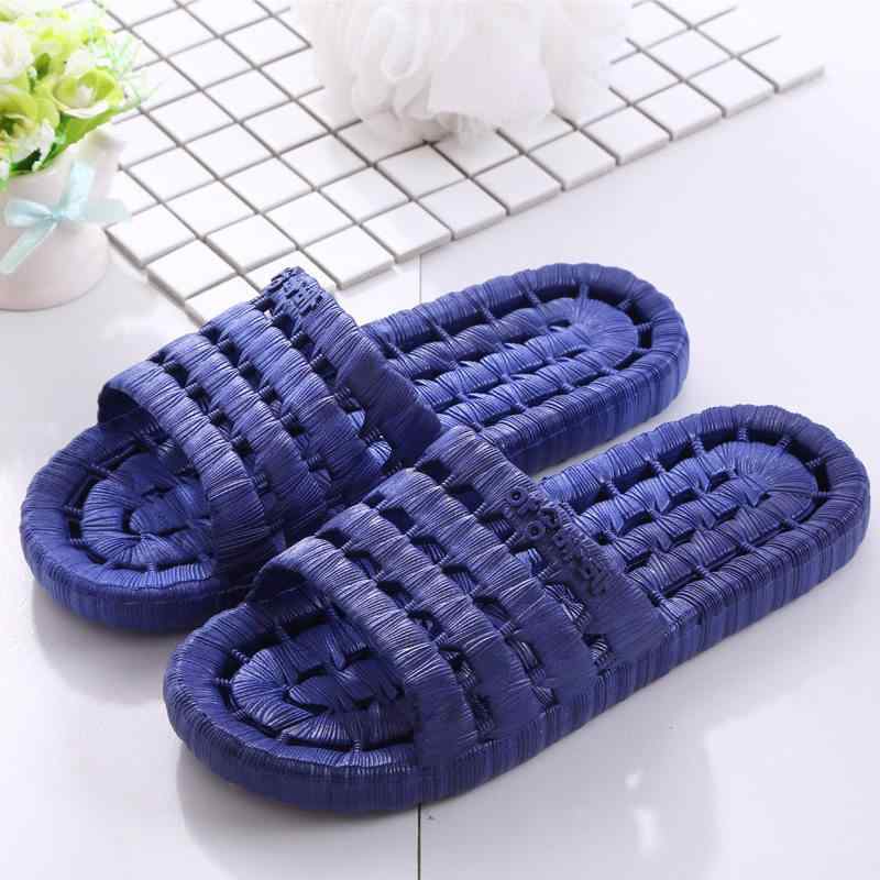 バスサンダル メンズ レディース 夏用 浴室用 シャワー用 洗い場用 家庭用 ホテル用 室内用 滑り止め プラスチック 厚底 クッション 軽量 防水 速乾 通気性 快適性 耐久性