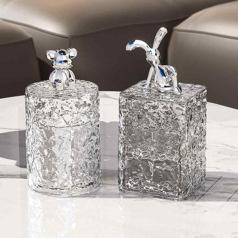 Other Tableware - 収納ボックス 高級感 仕切り付き 大容量 つまようじ 綿棒 果物ピン リビング ダイニング 学生寮 家庭用 卓上 キッチン 整理 便利