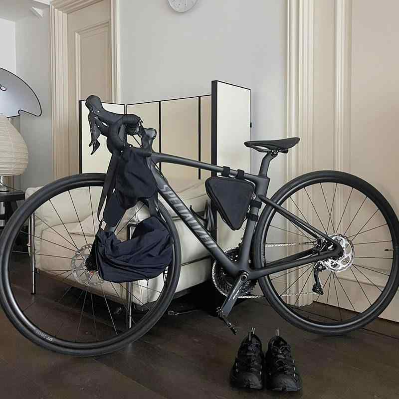 自転車 フレーム バッグ 防水 三角 収納 ポーチ 上管 横梁 対応 山地車 ライディング サイクリング アウトドア 用 軽量 機能的