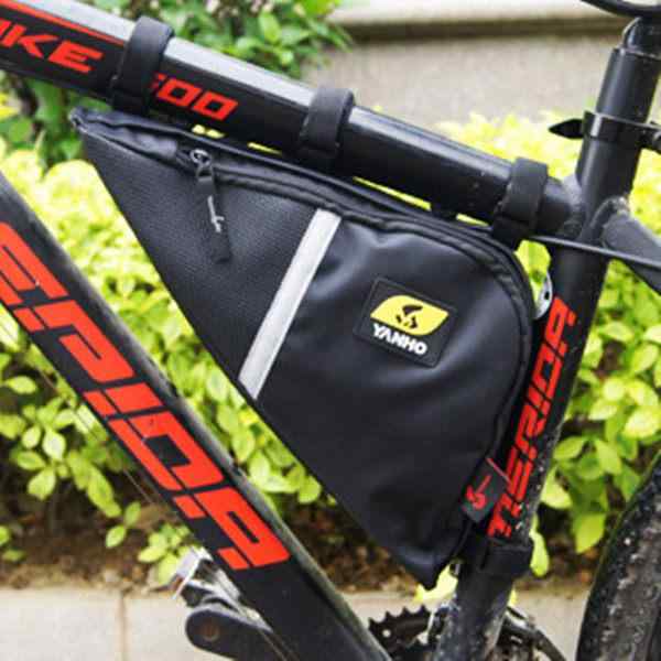 自転車 フレームバッグ サイクリング ツールポーチ 三角形 大容量 固定 直角形状 収納力高め アウトドア ロードバイク マウンテンバイク用 軽量 耐久性