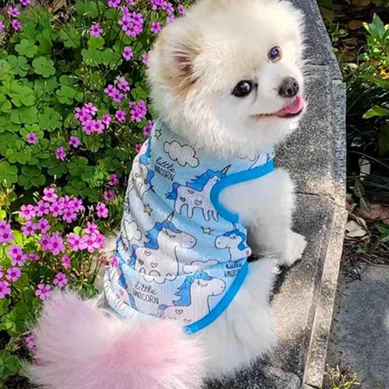 ペット ベスト 小型犬 幼犬用 猫対応 春夏 薄手 毛落防止 軽量 通気性 吸湿速乾 カジュアル