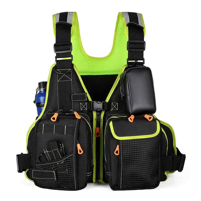 Vests - 釣り用 ライフジャケット 多機能 高浮力 海釣り 装備 耐久 耐摩耗 取り外し可能 ルアー フィッシングウェア アウトドア 安全 軽量 防水 専門
