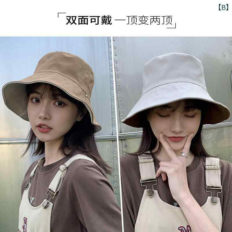 女性用 フィッシャーマンキャップ リバーシブル 日系 夏用 UVカット 日よけ 外出 ...