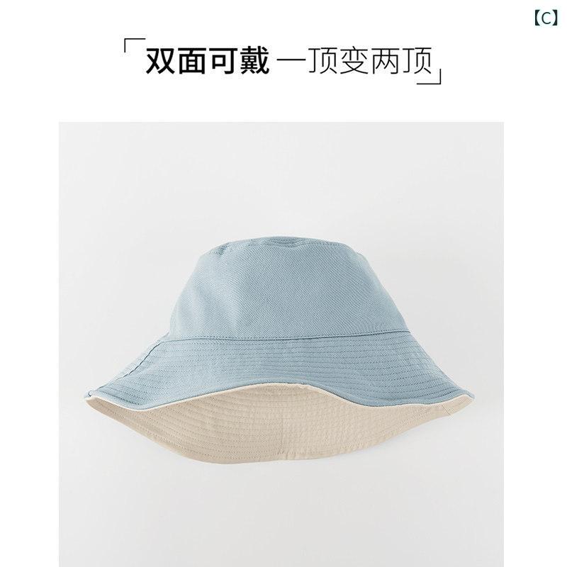 女性用 フィッシャーマンキャップ リバーシブル 日系 夏用 UVカット 日よけ 外出 ...
