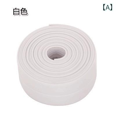 キッチン 防水 防潮 PVC シーリング ストリップ シール テープ 防カビ 耐久 キッチ...