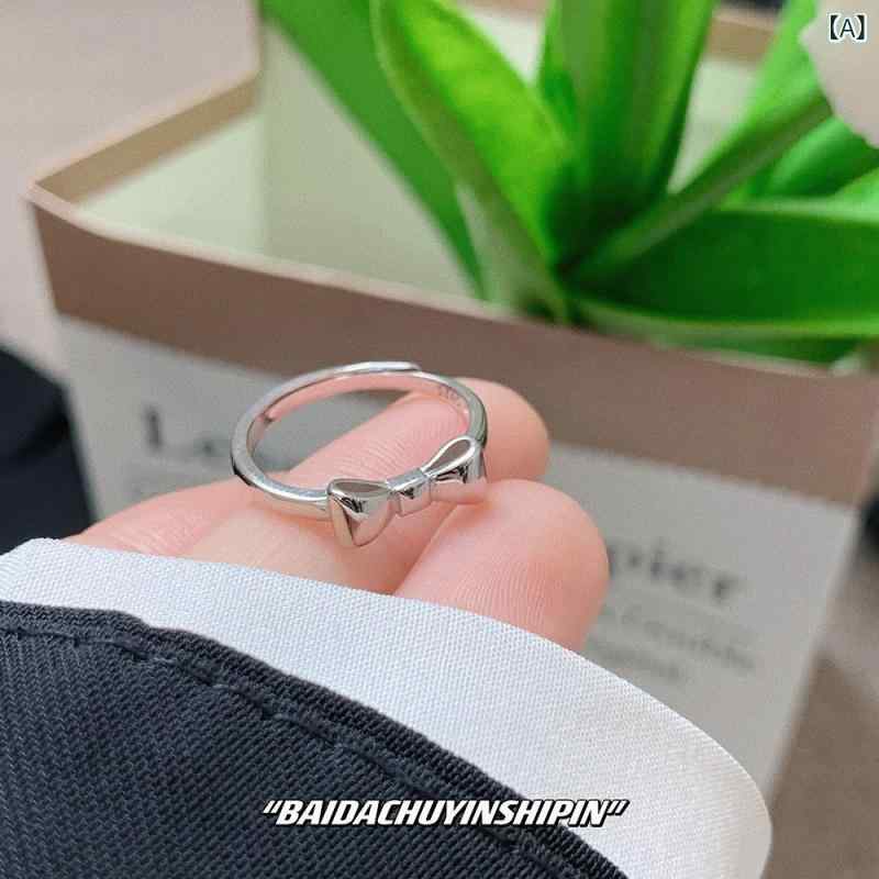 乐天商城 - 指輪 女性用 かわいい 個性派 食指用 開口型 高級感 軽量 シルバー アクセサリー プレゼント 普段使い シンプル スタイリッシュ ジュエリー 指輪 リング ピンキーリング 細身 モダン ギフト ファッション アクセント