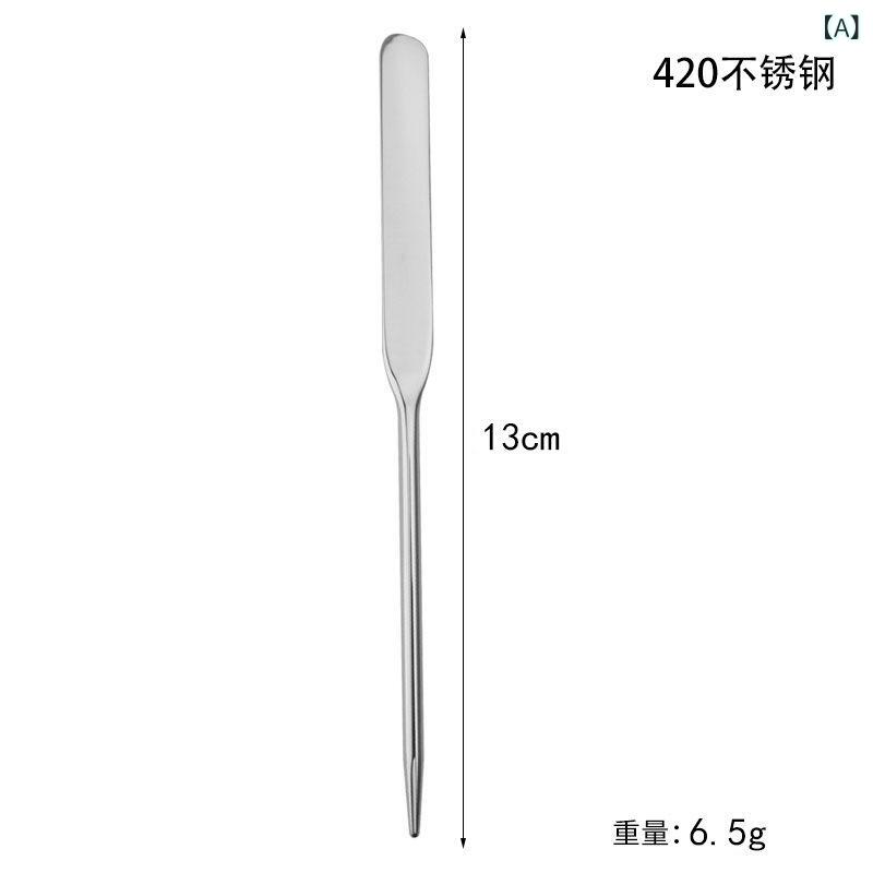 Other - メイク ツール セット 粉底 ファンデーション メイクアップ ブラシ 不锈钢 ステンレス 面膜 シートマスク スクレーパー ダブルヘッド グレー ブラック コンパクト 軽量 美容 アクセサリー メイクブラシ ファンデブラシ メイクスポンジ クリーム メイ