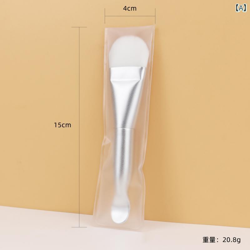 美容ツール セット DIY 面膜 ブラシ ソフトヘッド シリコン スパチュラ 泥パック 塗布 ファンデーション 液体 ソフト毛 メイクアップ アクセサリー 柔軟 素材 スキンケア 補助 グリースプーン 粉末 塗り ブラシ コスメ グッズ