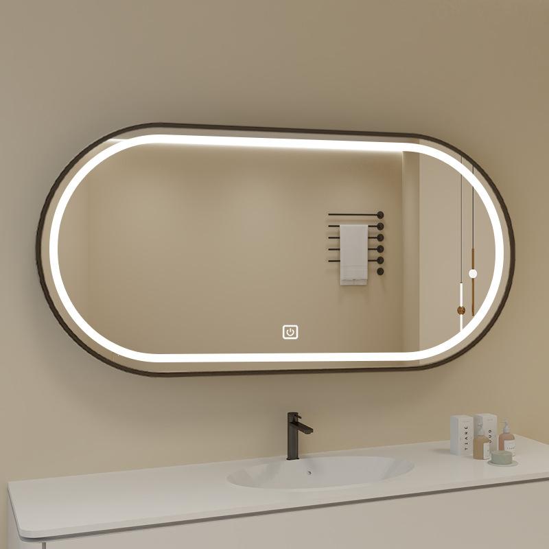 ミラー 壁掛け 洗面所 浴室 鏡 LED 照明付き 高精細 防曇 機能 Bluetooth 対応 センサー タッチパネル 化粧鏡 ドレッサー バスルーム用 インテリア雑貨 生活家電 明るい 調光 高機能 省エネ モダン スタイリッシュ 防水 デザイン 室