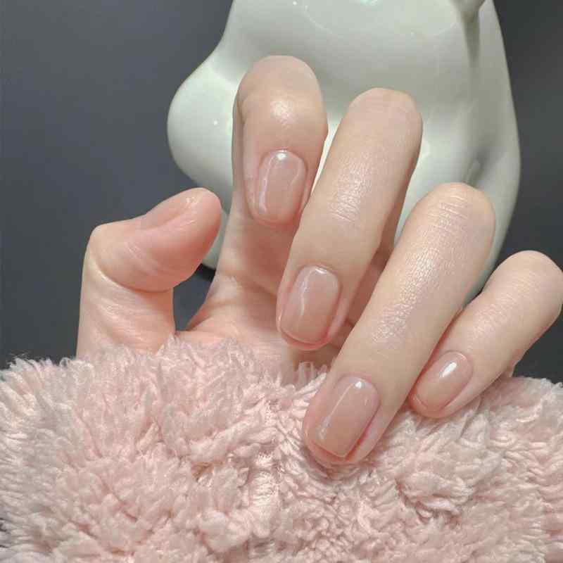 ネイル チップ 貼り付け タイプ 短め 電気メッキ加工 輝き 30枚 セット フェイク指...