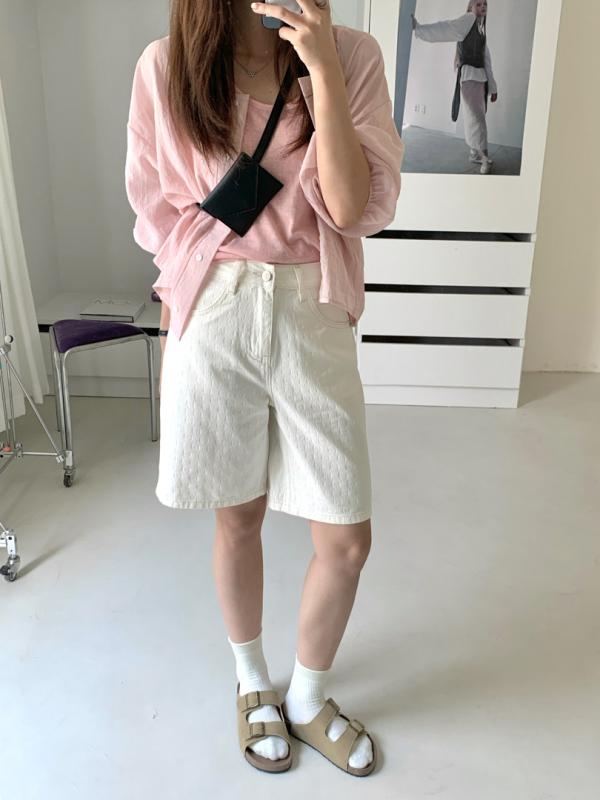 デニムパンツ 女性用 春夏 接触冷感 薄手 リラックスフィット ワイドレッグ 膝丈 コットン混 切り替え柄 肌触り スリム効果 軽量 通気性 カジュアル 普段使い 伸縮性 デイリーウェア