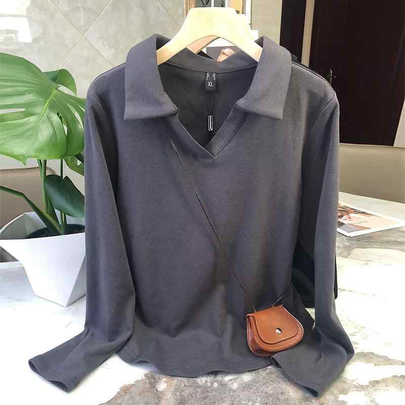 レディース トップス シャツ Vネック ニット 弾力性 伸縮性 肩正 ゆったり 大きいサイズ 女性用 かわいい 独特 気質 普段使い 通勤用 軽量 再生繊維 ブラウス 長袖 柔らかい シルエット