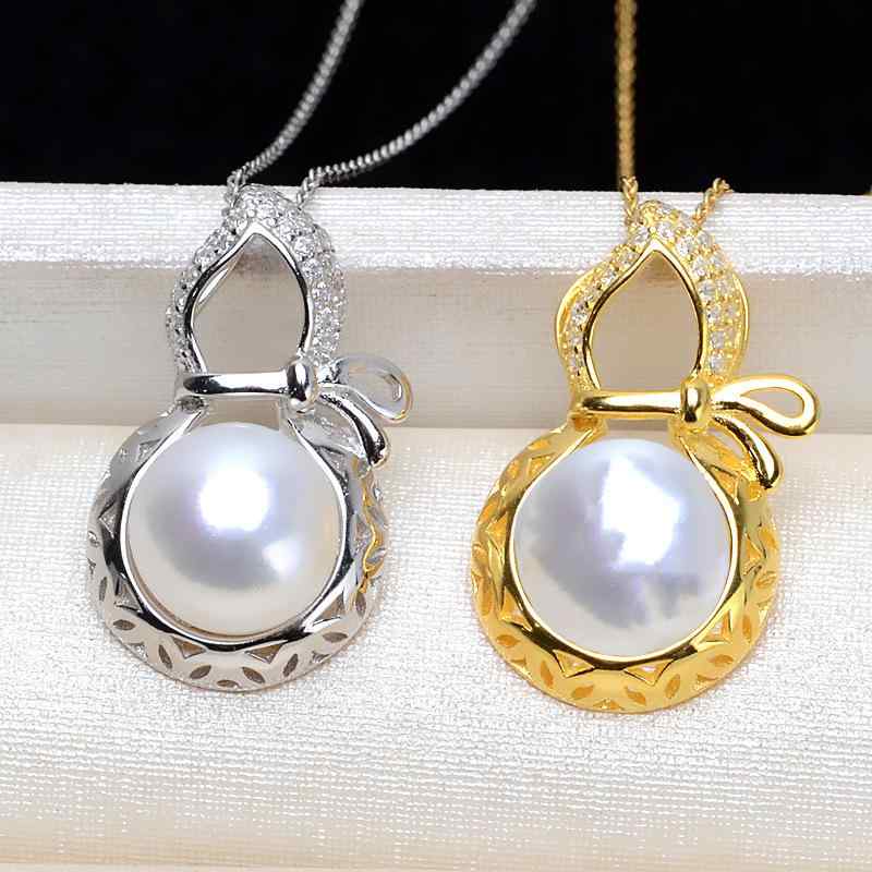 SWAROVSKI - ネックレス 女性用 韓国 シンプル 気品 葫芦 真珠 ペンダント ファッション 微細 ジルコニア 镂空 デザイン 葫芦 チェーン 鎖骨 チェーン 軽量 華奢 デザイン シルバー 調 ゴールド 調 普段使い 通勤用 秋冬 春夏