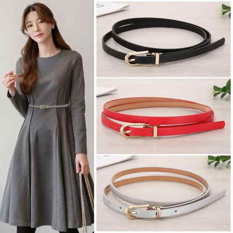 ワンピース レディース 細腰帯 PUレザー 切り替えデザイン コットン混 伸縮性 軽量 ブラック ピンク系 ブラウン 通勤用 普段使い 秋冬