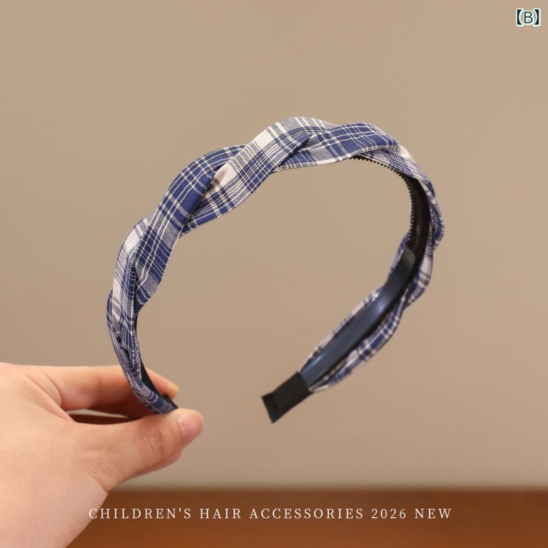 キッズ 女の子 ヘアアクセサリー かわいい デニム 布 ウサギ ヘッドバンド 高弾力 ...