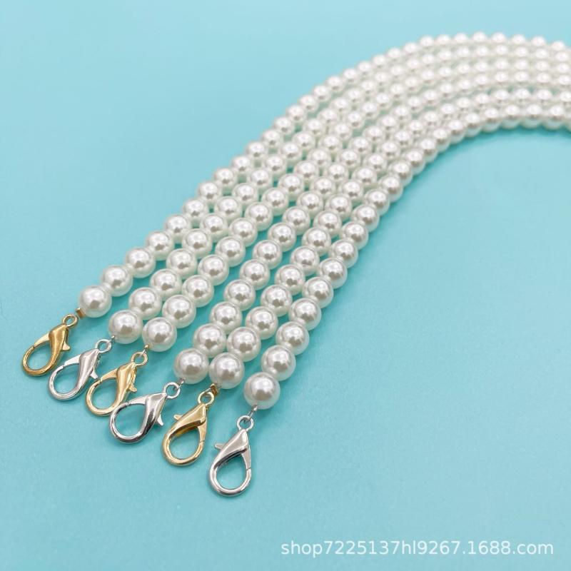 チェーン ドレス 女性用 珍珠 チェーン アクセサリー スマホケース チェーン キット 多用途 ハンドバッグ ショルダーバッグ 斜めがけバッグ 軽量 普段使い ハンドメイド かわいい アクセント トップス ワンピース コーディネート