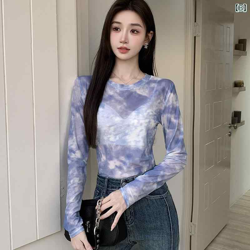 レディース 長袖 Tシャツ トップス 春夏 丸...の紹介画像3
