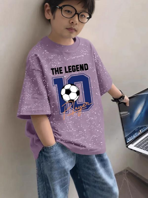 男の子 綿 半袖 Tシャツ 春夏 中大サイズ 子供服 男児 カジュアル かっこいい 満天星 デザイン 星柄 トップス 吸湿速乾 軽量 通気性 普段使い 遊び着 部屋着 ビッグシルエット アイボリー グレー ネイビー