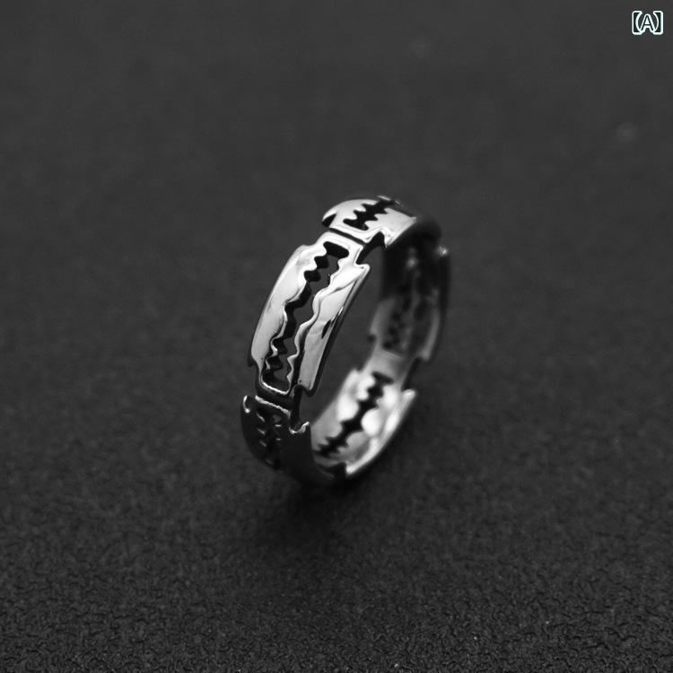 指輪 カップル用 リング メンズ レディース 個性派 ヒップホップ クール スイート ...