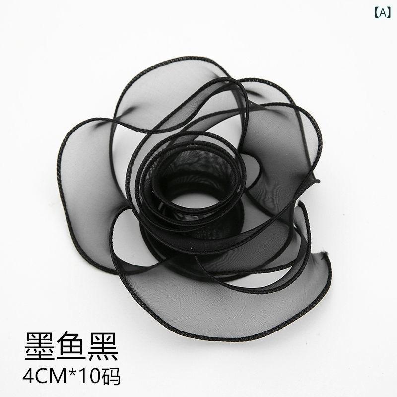 ヘアアクセサリー 女性用 DIY 手作り 発クリップ 蝶結び リボン 包装 素材 レース ...