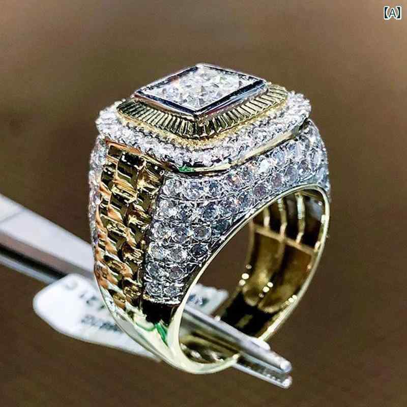 メンズ 指輪 ヒップホップ ストリートファッション ストリートダンス アクセサリー...