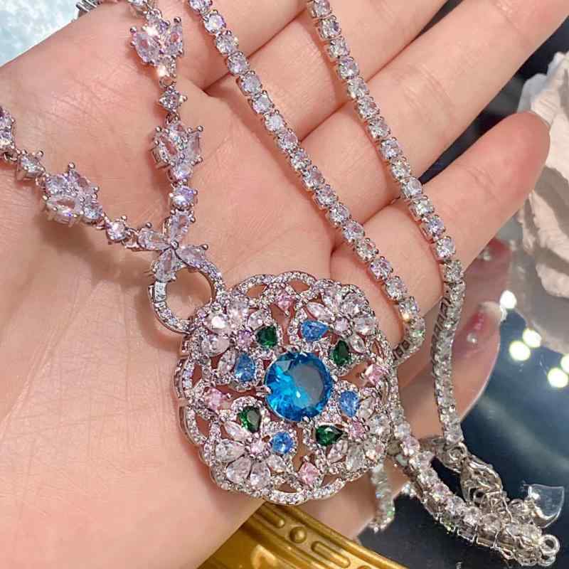 指輪 ネックレス セット フラワー モチーフ フル ジルコニア ペンダント 開口式 pt950 シルバー 華やか デザイン ファッション ジュエリー 女性用 かわいい ギフト ラッキーアイテム 軽量 普段使い 通勤 アクセサリー