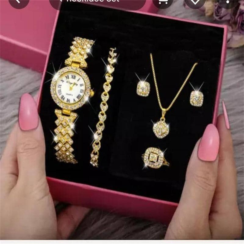 Yellow - レディース ファッション アクセサリー セット ネックレス 指輪 イヤリング 3点 組み合わせ シンプル デザイン ゴールド シルバー 日常使い 通勤 ギフト 軽量 華奢 スタイリッシュ