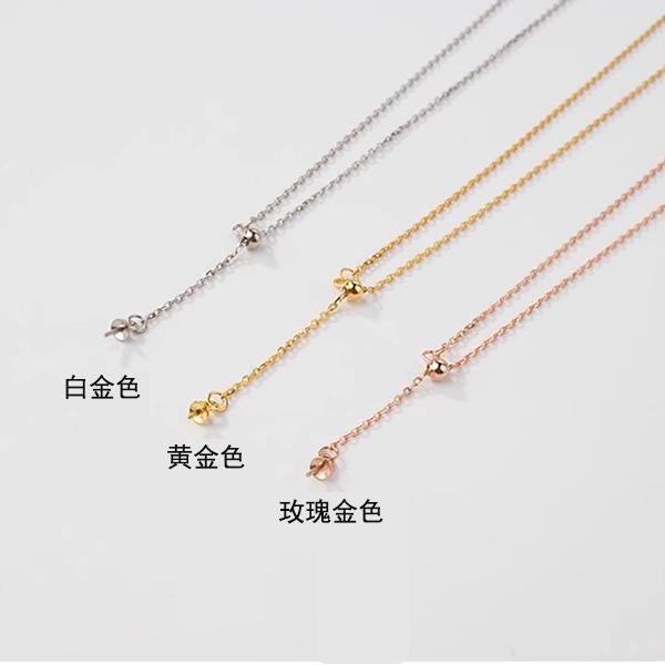 ネックレス シルバー S925 パール 空托 十字架 チェーン 吊坠 アクセサリー Y字 調整 チェーン シンプル ジュエリー 女性用 普段使い 軽量 細身 シルバーアクセサリー パールチェーン 十字モチーフ 調整可能 華奢 アクセサリー シルバーチェーン
