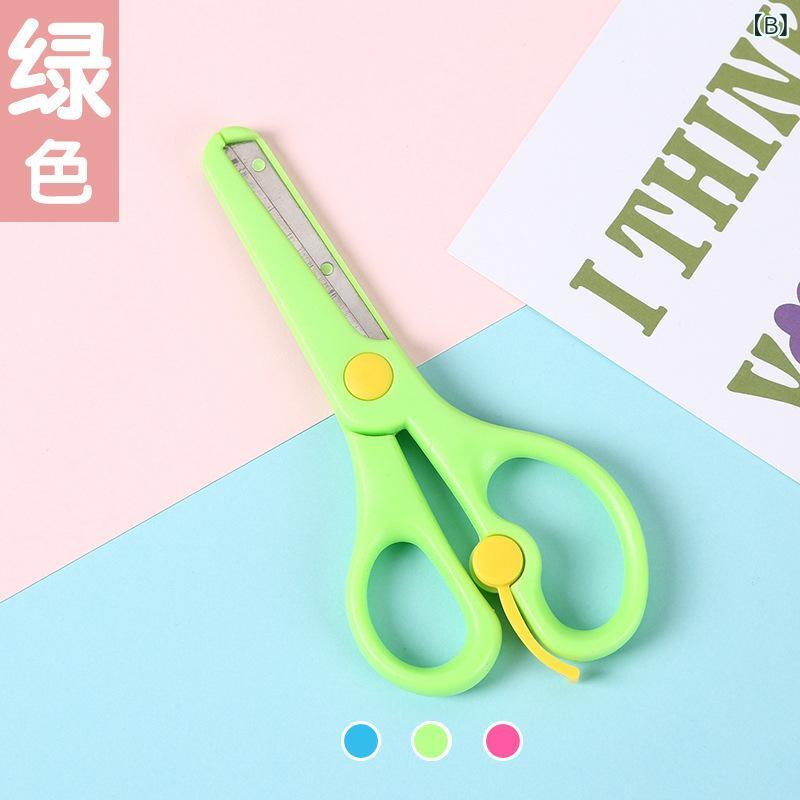 子供用 安全 ハサミ 幼児用 防挟み 弾力 プラスチック 学生用 手工芸 工作用 軽量 ...