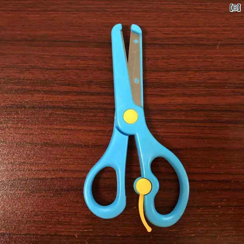 子供用 安全ハサミ プラスチック製 学生 幼稚園 手芸 DIY 玩具 弾力性 指挟み防止 ...