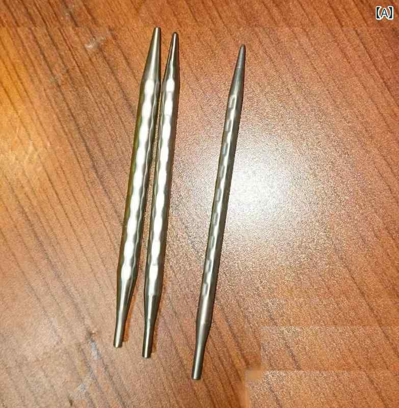 ニット 編み針 セット ステンレス製 35mm 螺旋式 取り外し可能 毛糸 棒針 手芸 手...