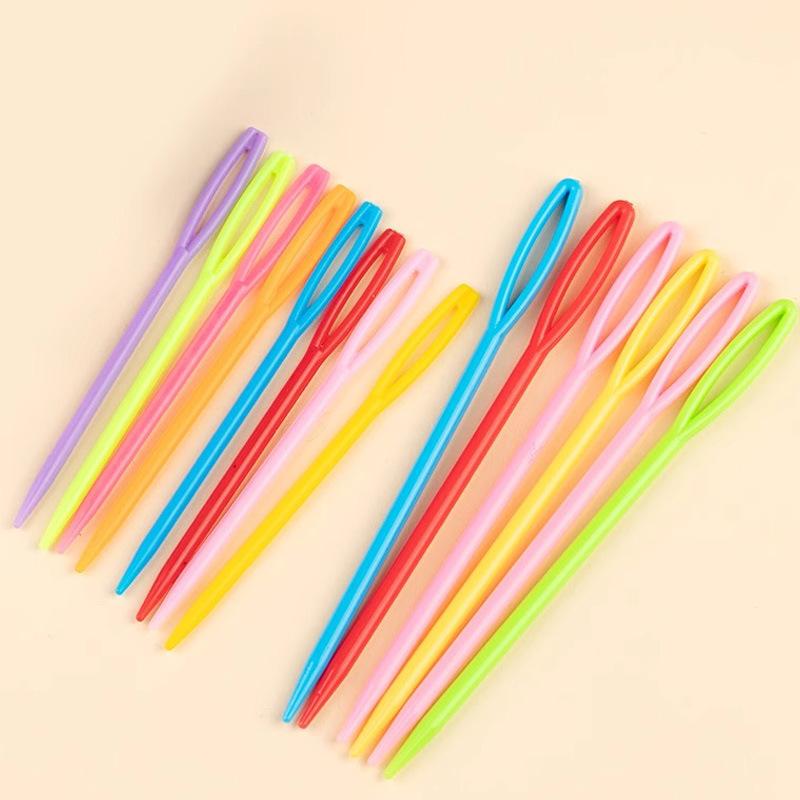 Needles - 手芸針 手縫い針 DIY 編み物 工具 毛糸 縫い針 編み針 補助 工具 セット プラスチック ハンドメイド クラフト 針 セット 毛糸 縫合 針 編み物 補助 ツール 組み合わせ
